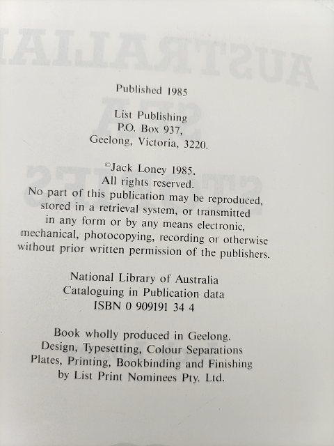 Australian Sea Stories by Jack Loney (Paperback, 1985) Maritime History by Jack Loney