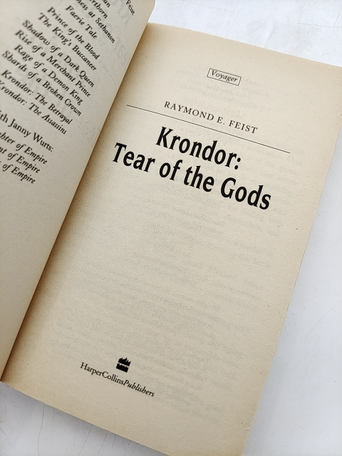 Krondor the Betrayal by Raymond E Feist (Paperback, 2001) Riftwar Legacy Book 1 by Raymond E. Feist