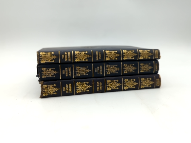 3x J M Barrie Vintage Books: Little Minister; The Boy David; Margaret Ogilvy by J M Barrie