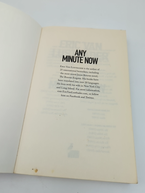 Any Minute Now by Eric Van Lustbader (Paperback) Thriller, Suspense by Eric Van Lustbader