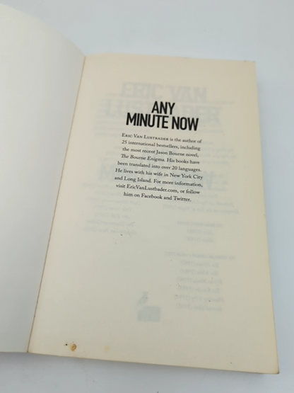 Any Minute Now by Eric Van Lustbader (Paperback) Thriller, Suspense by Eric Van Lustbader