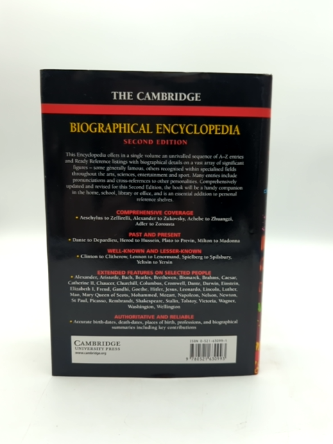 The Cambridge Biographical Encyclopedia by David Crystal (Hardcover, 1998) by David Crystal