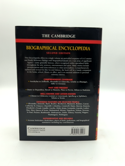 The Cambridge Biographical Encyclopedia by David Crystal (Hardcover, 1998) by David Crystal