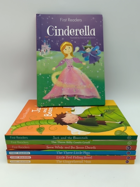 7x First Readers Girls/Boys Book Bundle - Parraggon Books, Learn Stage 1 Reading by First Readers