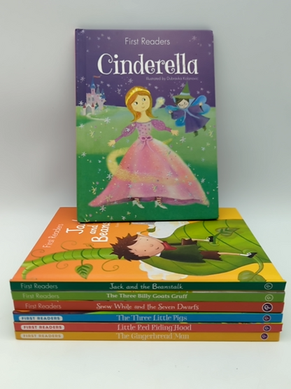 7x First Readers Girls/Boys Book Bundle - Parraggon Books, Learn Stage 1 Reading by First Readers
