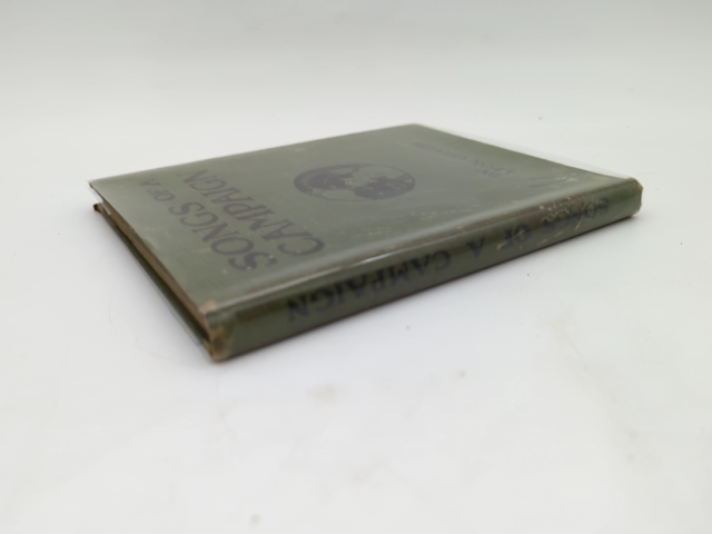 Songs Of Campaign by Leon Gellert (Cloth, 1917) Miltary & War by Leon Gellert