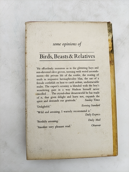 Birds, Beasts Relatives by Gerald Durrell (Cloth, 1969) 1st Edition by Gerald Durrell