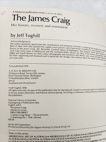 The James Craig: Her History, Recovery And Restoration, Jeff E Toghill, Voyages by Jeff E Toghill