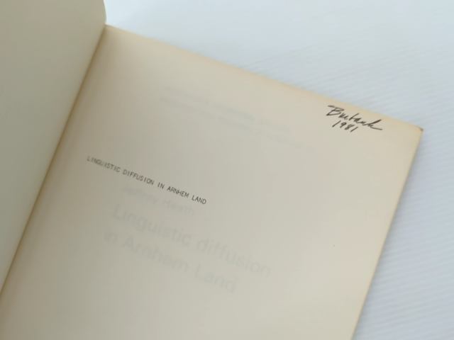 Linguistic Diffusion In Arnhem Land by Jeffrey Heath, Linguistics by Jeffrey Heath