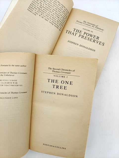 Stephen Donaldson Paperback Bundle 2x Thomas Covenant Books by Stephen Donaldson
