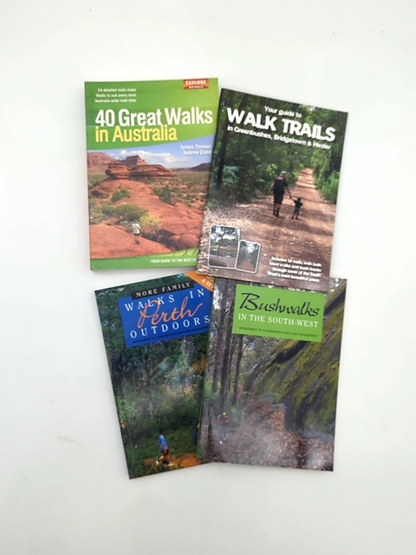 4x Australian Bush Walks Guides: Trails, Perth Outdoors, Southwest Bushwalks by Various