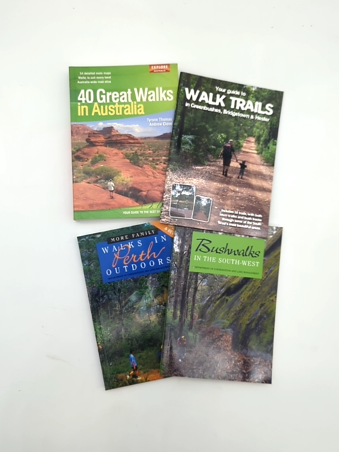 4x Australian Bush Walks Guides: Trails, Perth Outdoors, Southwest Bushwalks by Various