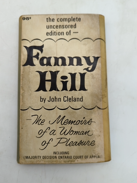 Fanny Hill by John Cleland (Paperback, 1964) 1st Ed, Complete Uncensored, Erotic by John Cleland