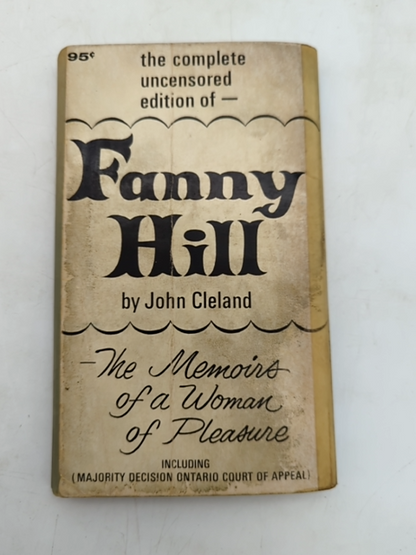 Fanny Hill by John Cleland (Paperback, 1964) 1st Ed, Complete Uncensored, Erotic by John Cleland