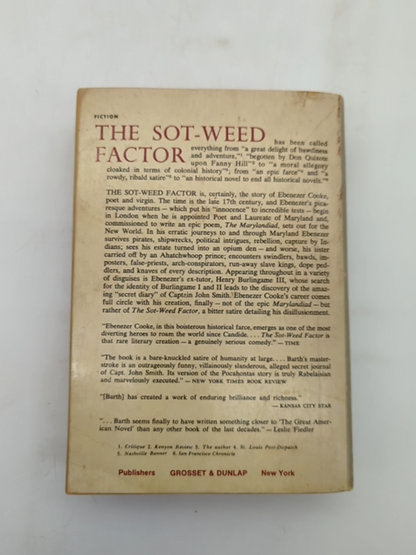 The Sot-weed Factor by John Barth (Paperback, 1960) by John Barth