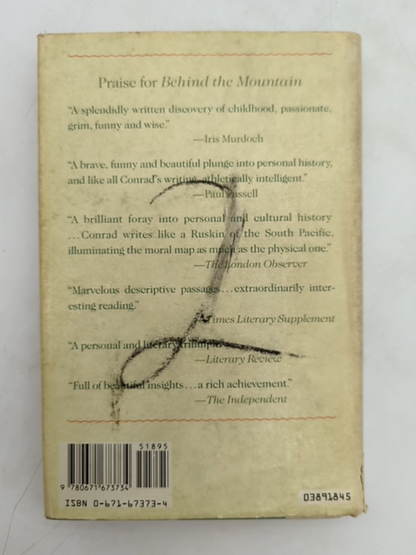 Behind The Mountain: Return To Tasmania by Peter Conrad, Australian History by Peter Conrad