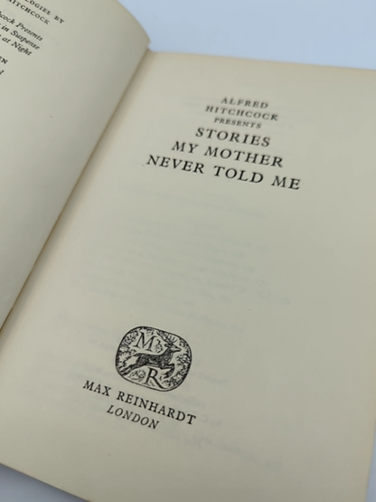 Stories My Mother Never Told Me by Alfred Hitchcock (Hardcover) 1st Edition UK by Alfred Hitchcock