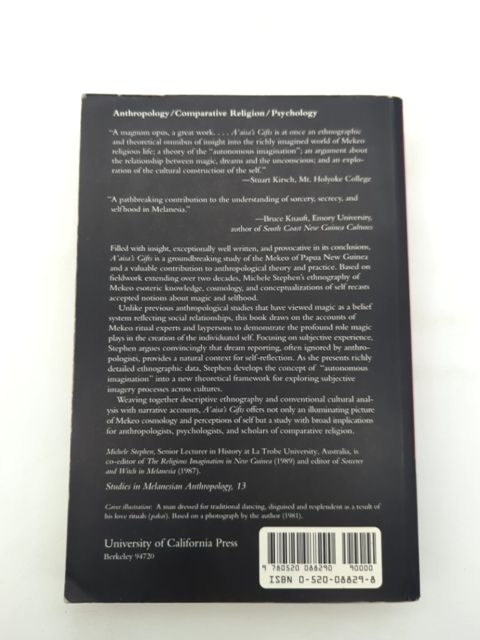 A'aisa's Gifts Study Of Magic And The Self by Michele Stephen by Michele Stephen