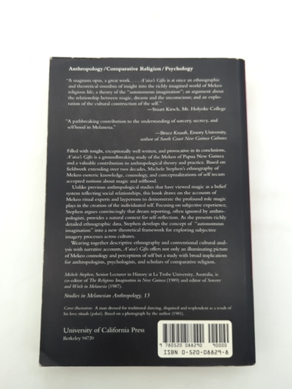 A'aisa's Gifts Study Of Magic And The Self by Michele Stephen by Michele Stephen