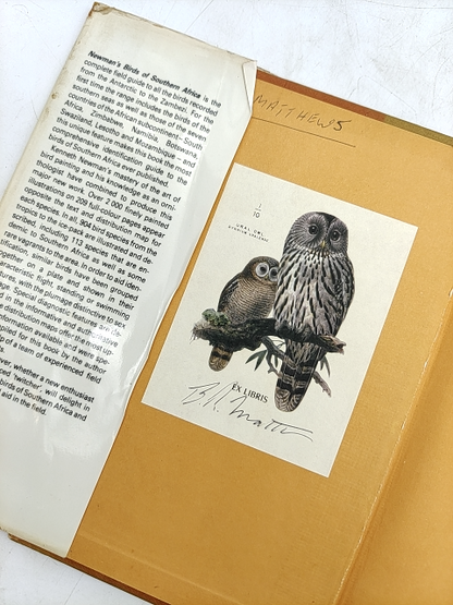Newman's Birds Of Southern Africa by Kenneth Newman, SIGNED, Birdwatching by "Ian Sinclair Kenneth Newman"
