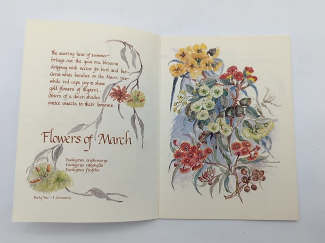King's Park Our Precious Heritage, Mary Edwards, Painting & Verse 1985 SIGNED by Mary Edwards