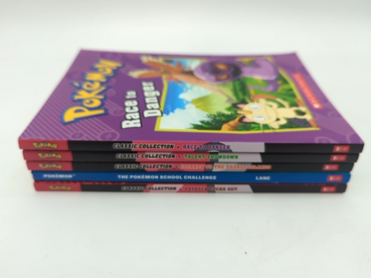 5x Pokemon Book Bundle: School Challenge, Talent Showdown, Psyduck… by Tracey West