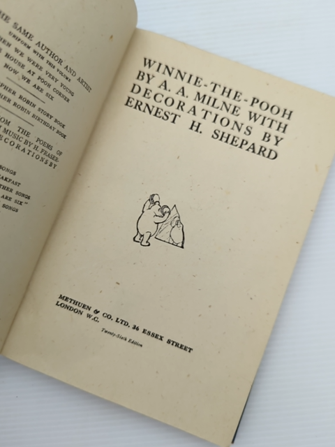 Winnie The Pooh by A A Milne (Hardcover, 1941) by A A Milne
