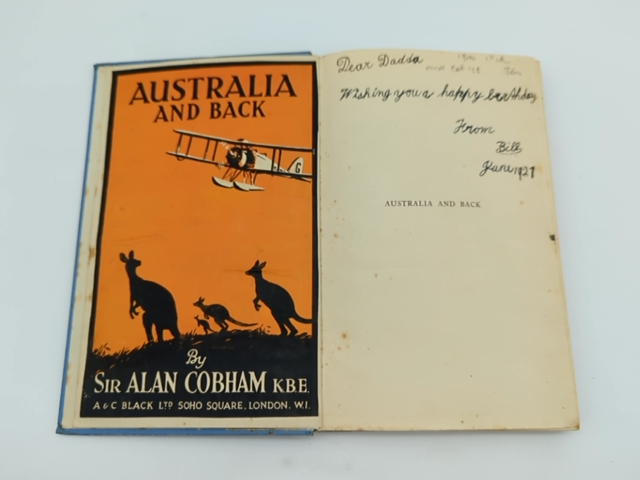 Australia and Back by Sir Alan Cobham (Hardcover) 1st Edition Aviation Book by Sir Alan Cobham
