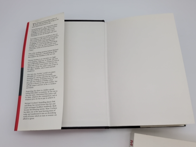 Michael Chichton Hardcover Bundle 2x Disclosure (1994, Hardcover); Next (2006… by Michael Chichton