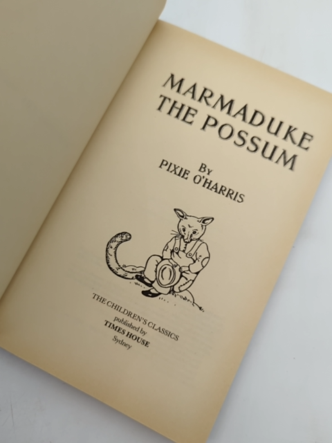 Marmaduke The Possom Pixie O'Harris 1987 Illustrated Children's by Pixie O'Harris