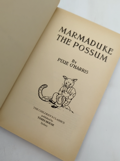 Marmaduke The Possom Pixie O'Harris 1987 Illustrated Children's by Pixie O'Harris