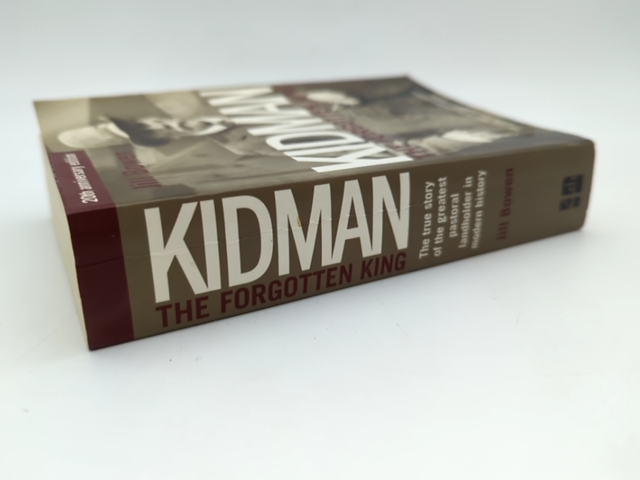Kidman The Forgotten King by Jill Bowen (Paperback, 2017) Australian History by Jill Bowen