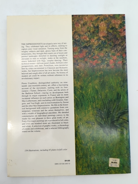 Impressionism by Pierre Courthion (Paperback, 1977) Art History by Pierre Courthion
