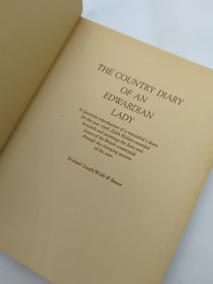 The Country Diary Of An Edwardian Lady Facsimile Reproduction Of Naturalist's Di by Edith Holden
