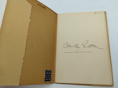 Australian Literature by C Hartley Grattan (Chapbook) 1st Edition Signed by C Hartley Grattan