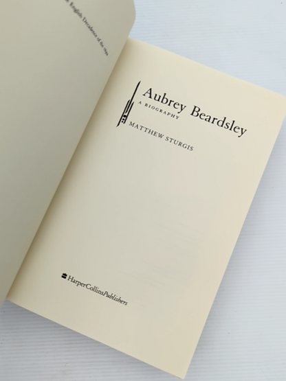 Aubrey Beardsley Biography by Matthew Sturgis, Art History by Matthew Sturgis