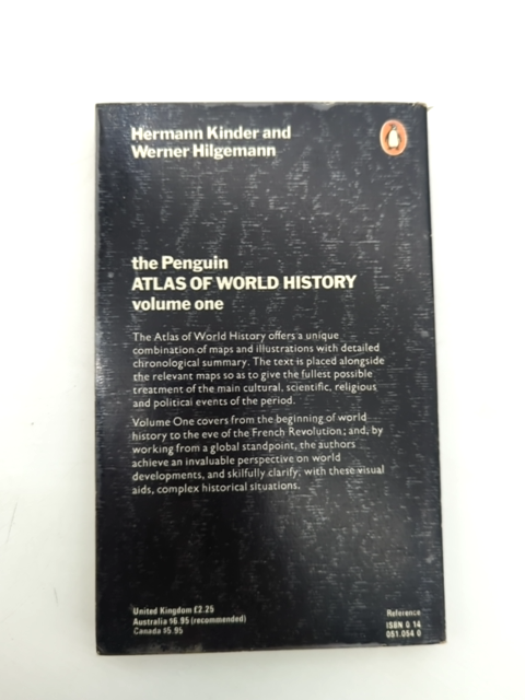 The Penguin Atlas Of World History: From The French Revolution To The Present, by "Werner Hilgemann Hermann Kinder"