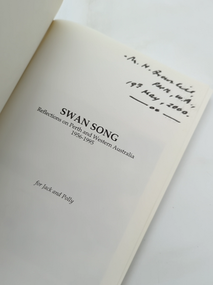 Swan Song Reflections by George Seddon (Paperback, 1996) 1st Edition by George Seddon