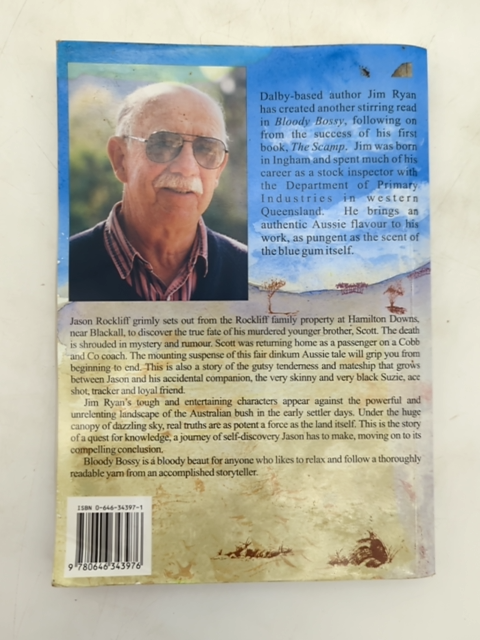 Bloody Bossy by Jim Ryan (Paperback, 1997) Signed, Australiana Cobb And Co by Jim Ryan