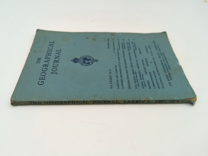 The Geographical Journal Volume LXXXIV6 No 6 Royal Geographical Society Map rare by The Royal Geographical Society