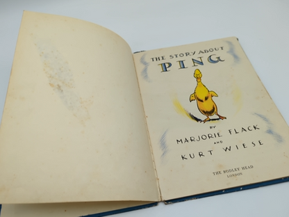 The Story About Ping by Marjorie Flack (Hardcover, 1962) Rare Children's Book by Marjorie Flack
