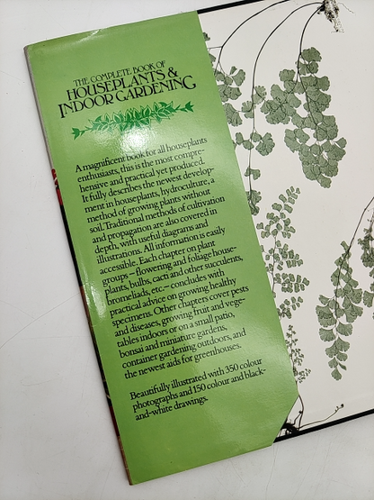 Vintage 1970s The Complete Book Of Houseplants & Indoor Gardening Hardback Book by The House Of Rochford
