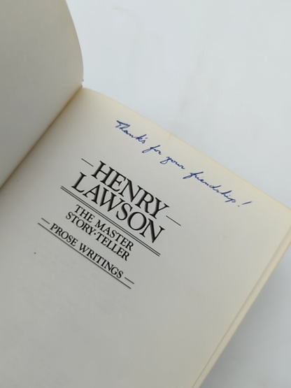 Henry Lawson: The Master Story-teller, Colin Arthur Roderick, Australian History by Colin Arthur Roderick