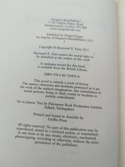 Kingdom Besieged by Raymond E. Feist (Hardcover, 2011) 1st Edition Fantasy by Raymond E. Feist