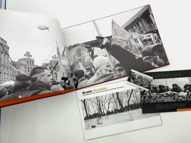 Ukraine from Liberation to Revolution, Bohdan Warchomij Photography Book Orange by Not Available