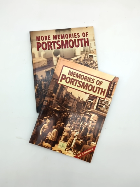2x Memories Of Portsmouth & More, Hardcover, 2001 South Coast of England History by True North Holdings