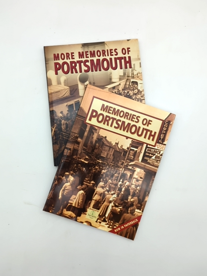 2x Memories Of Portsmouth & More, Hardcover, 2001 South Coast of England History by True North Holdings