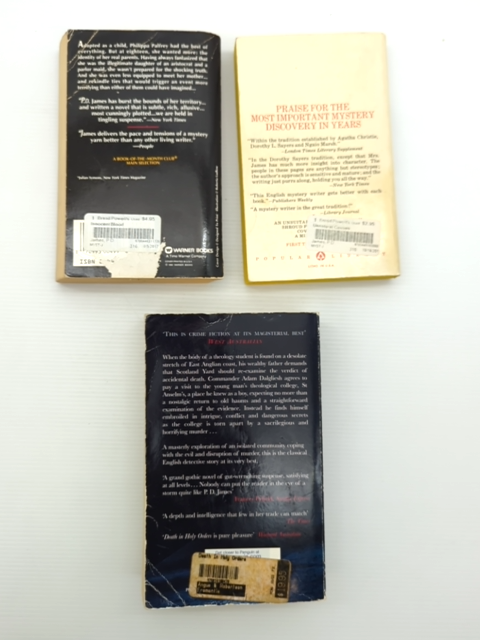 P D James Paperback Bundle Innocent Blood; Unnatural Causes; Death in Holy Or… by P D James