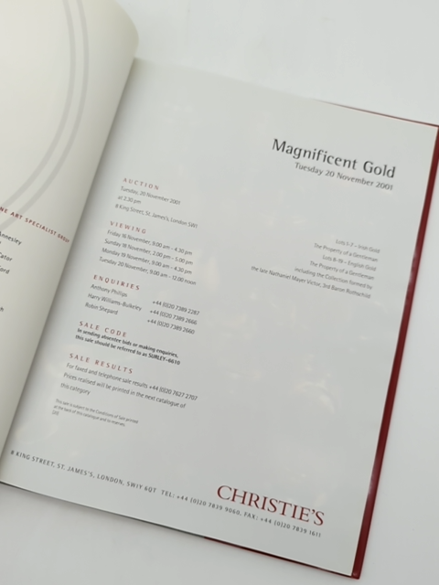 Magnificent Gold by Christie's London (Paperback, 2001) by Christie'S London