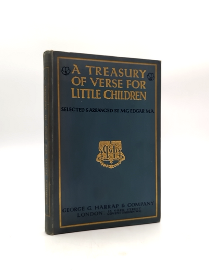 Treasury Of Verse For Little Children by M G Edgar (Cloth, 1908) Children's by M G Edgar